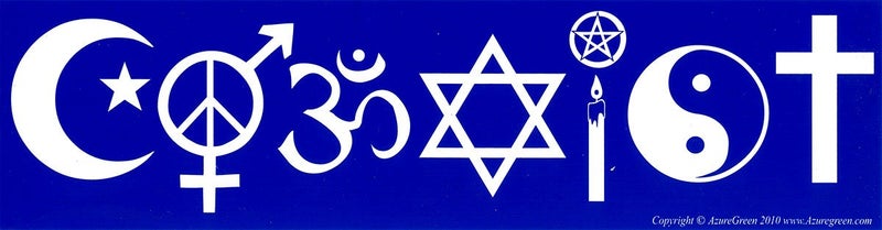 Coexist - Bumper Sticker / Decal (11.5"" by 3"")